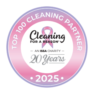Cleaning for a Reason 2025 - Top 100 Cleaning Partner Badge